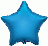 Балон фолио с формата на тъмно синя звезда