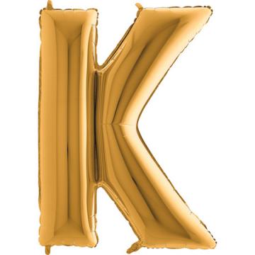 Фолиева буква златна ''K'' с височина 103 см