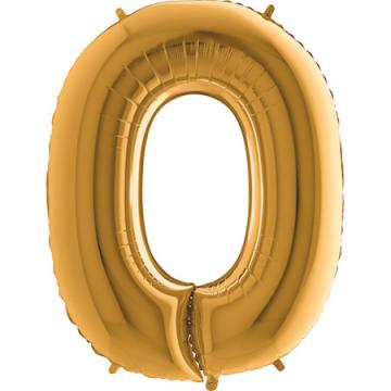 Фолиева буква златна ''O'' с височина 103 см
