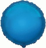 Балон фолио с формата на кръг тъмно син