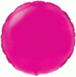 Балон фолио с формата на кръг в цвят цикламено