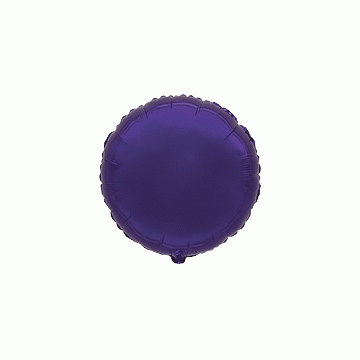 Балон фолио с формата на кръг в тъмно лилав цвят
