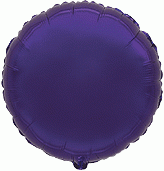 Балон фолио с формата на кръг в тъмно лилав цвят