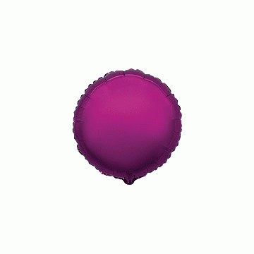 Балон фолио с формата на кръг в пурпурен цвят(purple)