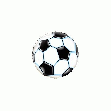 Балон фолио с формата на кръгла футболна топка