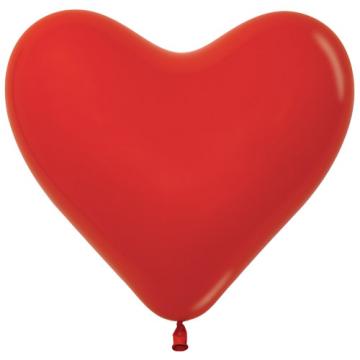 Балон с формата на сърце червен CR - 45