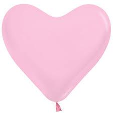 Балон с формата на сърце розов CR - 06