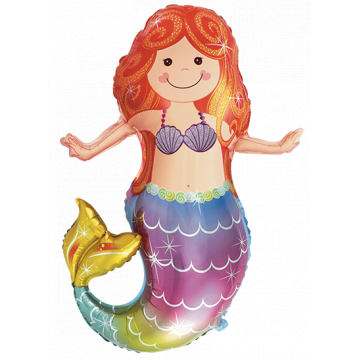 Фолиев балон щастлива русалка