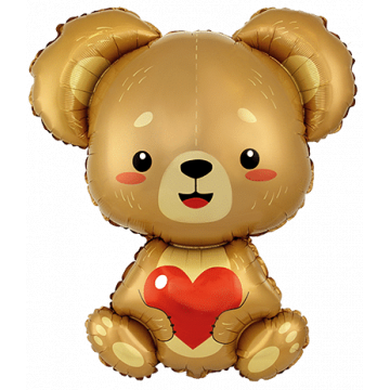 Фолиев балон Мече със сърце