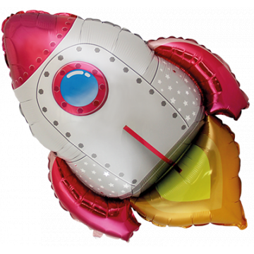 Фолиев балон червена ракета