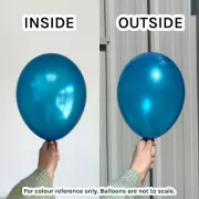 Металик Синьо #036 – 26 см (10 инча) – 100 броя – Gemar