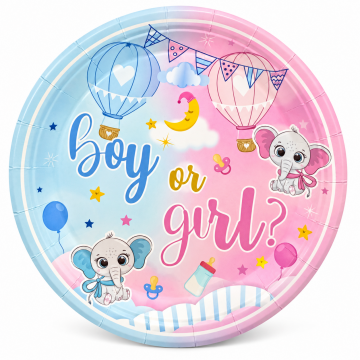 Хартиени чинии Boy or Girl – 10 броя