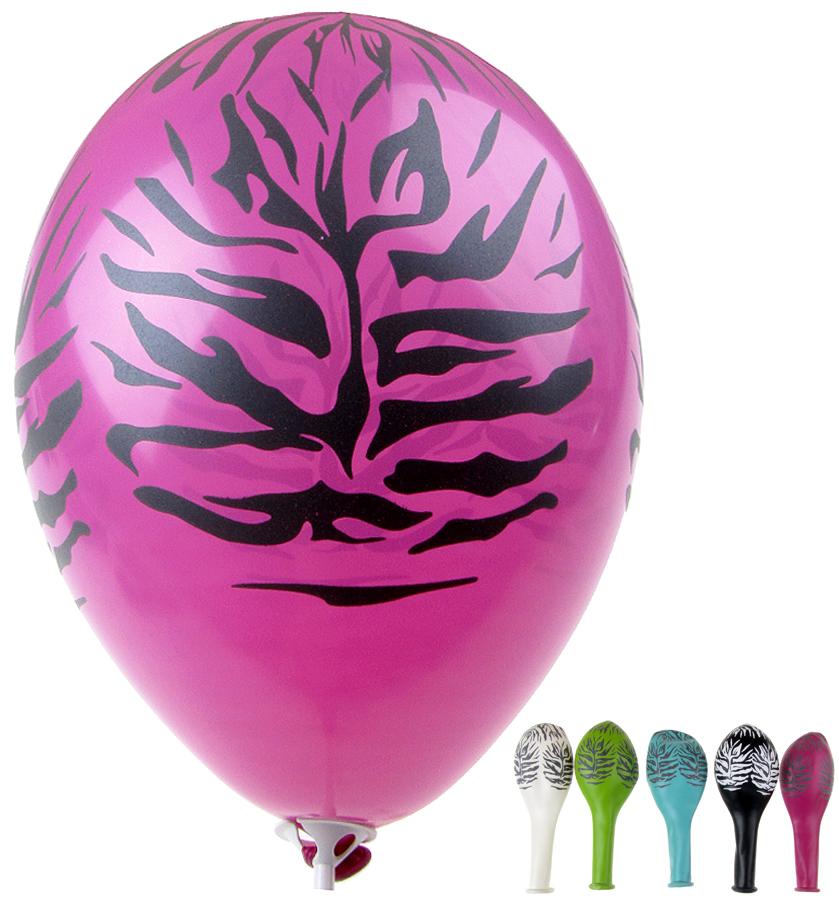 Балони с шарка зебра и размер 30 см