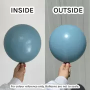Retro Blue Glass – 30 см (12 инча) – 100 броя – Kalisan