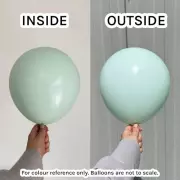 Macaron Pale Green – 30 см (12 инча) – 100 броя – Kalisan