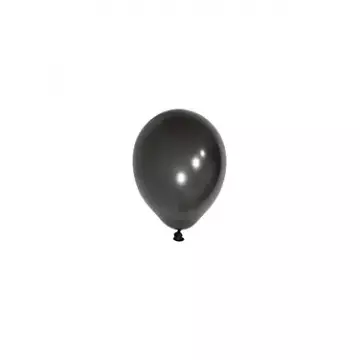 Металик Черно – 13 см (5 инча) – 100 броя – Balonevi