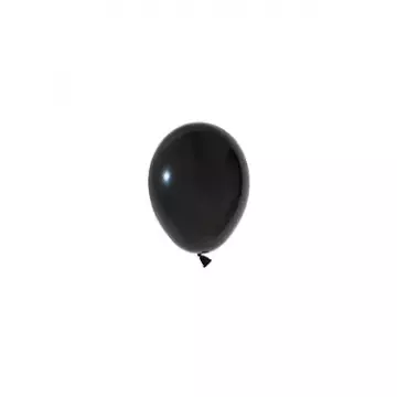 Пастел Черно – 13 см (5 инча) – 100 броя – Balonevi