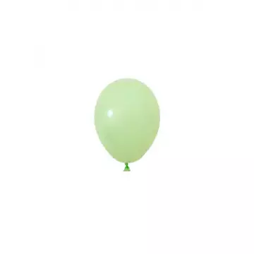 Пастел Макарон Зелено – 13 см (5 инча) – 100 броя - Balonevi