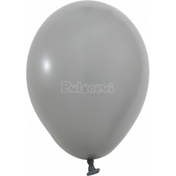 Пастел Сиво – 13 см (5 инча) – 100 броя - Balonevi