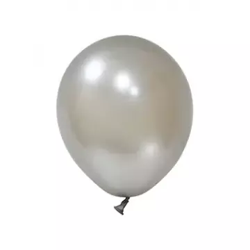 Металик Сребро – 26 см (10 инча) – Balonevi
