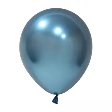 Хром Синьо – 45 см (18 инча) – 5 броя – Balonevi