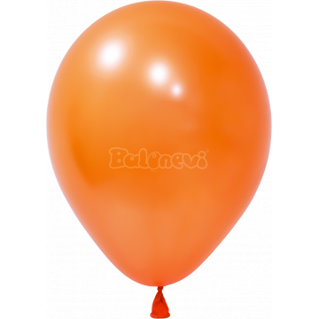Металик Оранжево – 30 см (12 инча) – 100 броя – Balonevi