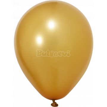 Металик Злато – 30 см (12 инча) – 100 броя – Balonevi