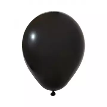 Пастел Черно – 30 см (12 инча) – 100 броя – Balonevi