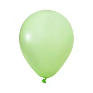 Пастел Макарон Зелено – 30 см (12 инча) – 100 броя – Balonevi