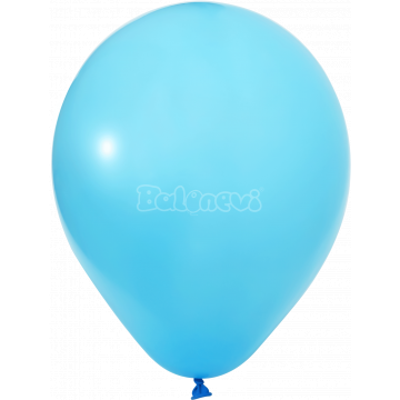 Пастел Светло Синьо – 30 см (12 инча) – 100 броя – Balonevi