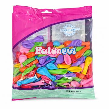 Пастел Микс Цветове – 13 см (5 инча) - 100бр. – Balonevi