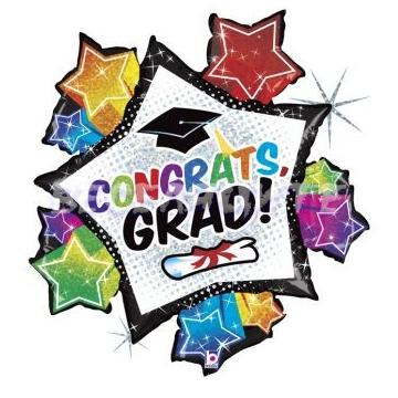 ФОЛИЕВ БАЛОН  ЗВЕЗДА CONGRATS GRAD 94см.