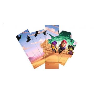 Картонено парче торта Braw stars