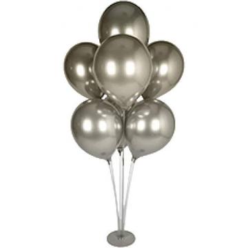 СТОЙКА СРЕБЪРНА ЗА 7 БАЛОНА